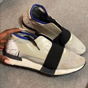 balenciaga red sock shoes